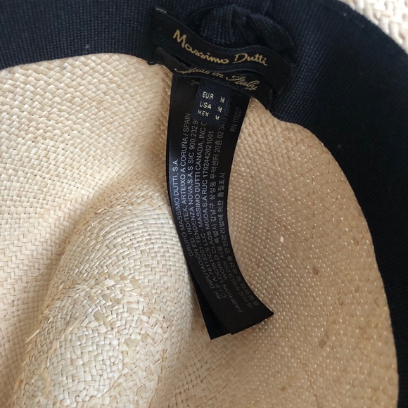 Massimo Dutti Men’s Panama Hat - Picture 2 of 4
